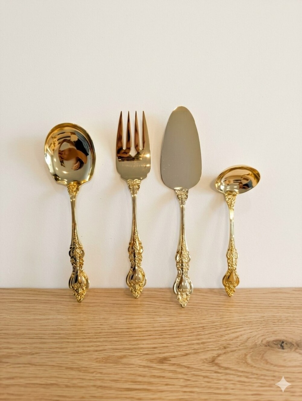 Vintage Royal Sealy Gold‑Plated Hostess Set (1960s–1970s) – New in Box